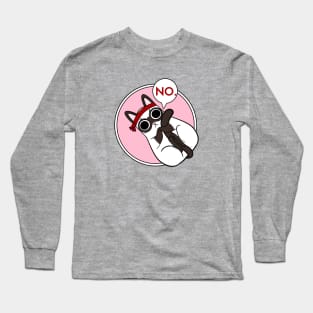 Cat says No Long Sleeve T-Shirt